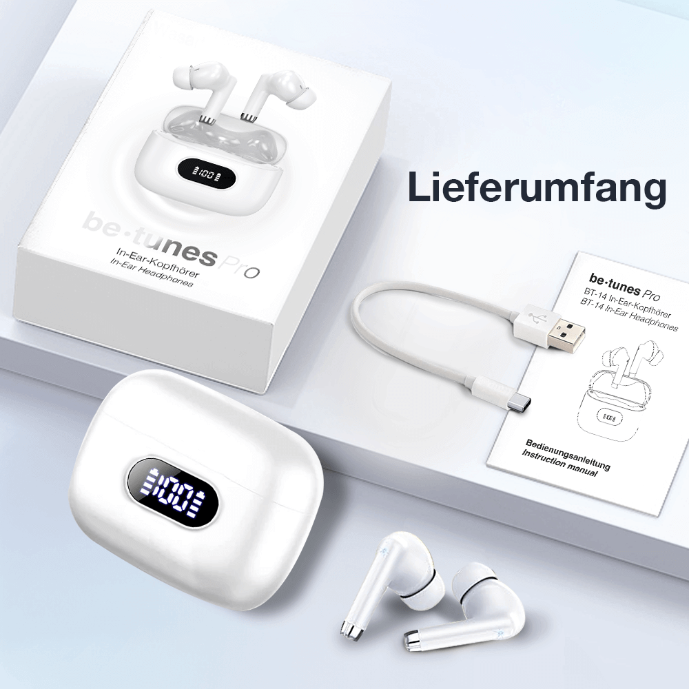 Be-Tunes Bluetooth In-Ear Kopfhörer PRO BT-14