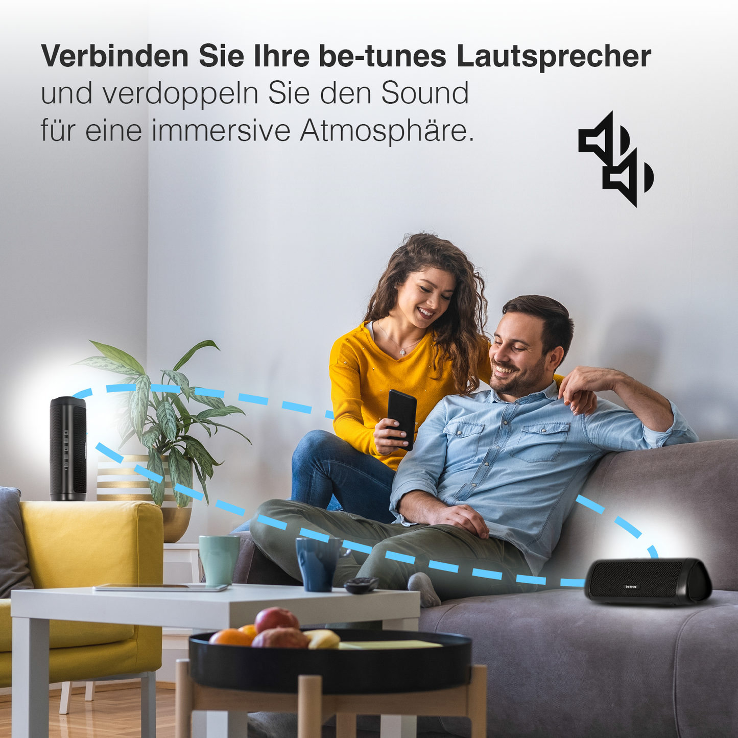 Be-Tunes Tragbarer Bluetooth Lautsprecher BT-S1