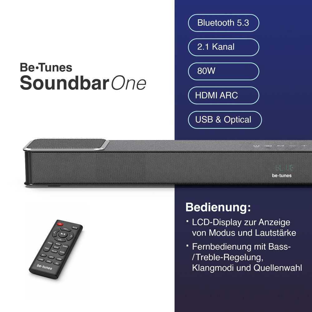 Be-Tunes Soundbar One BT-B1